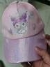 凱蒂貓（hellokitty）兒童防曬帽沙灘遮陽(yáng)寶寶夏季防曬太陽(yáng)帽庫洛米棒球帽女孩防紫外線(xiàn) 【庫洛米】透氣網(wǎng)面-紫色 曬單實(shí)拍圖