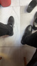 CLOHOO 皮鞋男士夏季軟底商務(wù)休閑鞋子男透氣潮流英倫青年上班正裝皮鞋 黑色【皮鞋碼】 41 曬單實(shí)拍圖