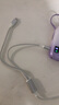 品勝蘋果充電線Type-C數(shù)據(jù)線二合一PD60W快充27W一拖二多頭車載適用蘋果16/15/14華為手機ipad筆記本 曬單實拍圖