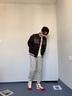 簡托曼（Jane ToMan）復(fù)古馬丁靴男士增高短靴新品英倫風時尚男鞋子百搭中筒牛仔靴皮靴 黑色標準版 43 曬單實拍圖