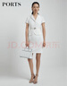 PORTS寶姿商場同款新品女裝西裝式假兩件連衣裙LL8D244NWB011 奶白色 M (6) 曬單實拍圖