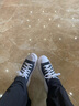 匡威（Converse）帆布鞋女 學(xué)生時(shí)尚休閑鞋 加厚增高鞋子 板鞋 570256 37.5 曬單實(shí)拍圖
