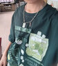 思梨美式軍牌項鏈雙層疊戴復古歐美風潮酷嘻哈街頭情侶小眾短款頸鏈 雙層項鏈 曬單實拍圖