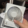 海納斯（HANASS）桌面小風扇 充電風扇 直流定頻 戶外臺式 辦公學生宿舍 床頭便攜折疊掛壁風扇F11 曬單實拍圖