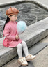 爾山集女童皮鞋秋冬款2025潮新款兒童二棉豆豆鞋小女孩公主加絨棉鞋軟底 白色洛麗塔棉鞋加絨34碼20.8cm 曬單實(shí)拍圖