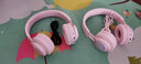 萌可兒無(wú)線(xiàn)藍牙耳機頭戴式女生小巧發(fā)光兒童護耳學(xué)生音樂(lè )運動(dòng)耳麥 櫻花粉色（帶聽(tīng)力保護）適合兒童 默認1 曬單實(shí)拍圖