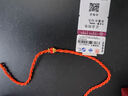 CEMNI千年珠寶 幸運錦鯉足金999轉(zhuǎn)運珠鴻運小魚本命年黃金手七夕禮物 鴻運小魚+麻花紅繩-QD5485R 曬單實拍圖
