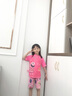 李寧（LI-NING） 兒童泳衣男童女童分體泳衣大中小寶寶學(xué)生運動(dòng)訓練游泳衣 卡通粉 130（身高105-115cm 40-45斤） 曬單實(shí)拍圖