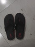 花花公子男士人字拖休閑潮流夾趾拖鞋夏季沙灘涼拖 PL2439170黒色 44 曬單實(shí)拍圖