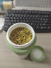 仙藤玉瓷陶瓷內(nèi)膽保溫杯燜茶杯便攜水杯高檔送禮養(yǎng)生泡茶杯心情杯 綠色心情杯360ml 曬單實(shí)拍圖