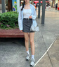 圖瓦西老爹鞋女2025春季新款銀色顯腳小松糕厚底重工透氣運(yùn)動(dòng)鞋 銀色 單層 38 曬單實(shí)拍圖