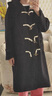 秀絲路牛角扣大衣女學(xué)生小個子赫本風(fēng)毛呢外套中長款秋冬季2023新款黑色 【大衣】 45/55kg/M 曬單實(shí)拍圖