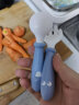 BabyBjorn瑞典原装进口宝宝汤匙勺子儿童餐具套装婴幼儿便携辅食叉勺 蓝色 实拍图