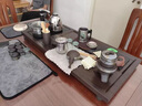 洛湘高端實(shí)木茶盤全自動(dòng)一體紫砂茶具套裝家用茶臺(tái)燒水壺自動(dòng)上水辦公 02翔龍-竹韻自動(dòng)紫砂-自動(dòng)黑 曬單實(shí)拍圖
