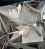 締晶品牌玉蘭花胸針高檔女士西裝胸花西服輕奢侈品別針大衣配飾中國風(fēng) 玉蘭花白玉胸針-金色【禮盒裝】 曬單實(shí)拍圖