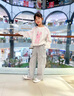 優(yōu)優(yōu)1點（Yoyo one）女童褲子春秋款闊腿褲2025新款初中兒童休閑褲春季春裝大童工裝褲 15168紫粉色 160cm 曬單實拍圖