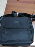寶加西斜挎包男韓版單肩背包男休閑商務(wù)防潑水牛津布防劃耐磨防潑水 黑色純色 曬單實(shí)拍圖