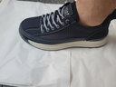 百麗透氣休閑鞋男鞋夏季商場(chǎng)同款厚底套腳布鞋8JP01BM4 黑色 38 (240mm) 曬單實(shí)拍圖