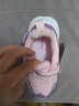 巴布豆（BOBDOG）女童鞋運動(dòng)鞋秋冬季新款兒童加絨二棉老爹鞋女中大童鞋子 嫩粉/藕荷紫 30 適合腳長(cháng)18.3cm 曬單實(shí)拍圖