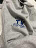 TEEK青少年潮流連帽衛(wèi)衣男士開(kāi)衫外套 2025男裝拉鏈夾克秋冬季上衣服 ME88V灰色 XL 曬單實(shí)拍圖