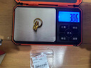 菜百首飾 黃金耳飾 足金簡約大氣泰式鐳射花紋耳環(huán) 計價 HJ 黃金耳飾 約3.68g 曬單實拍圖