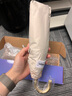 Wpc.防曬傘女晴雨兩用小巧便攜遮陽遮光太陽傘防紫外線遮陽傘折疊傘 花朵刺繡波邊 801-14043米黃 曬單實(shí)拍圖