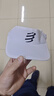 COMPRESSPORT輕量24款空頂帽新款跑步運動(dòng)男女遮陽(yáng)帽馬拉松止汗帽 白黑【38克】 均碼 曬單實(shí)拍圖
