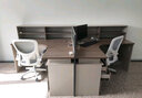 安美誠家具（ANMEICHENG FURNITURE）員工桌職員辦公桌椅組合卡座辦公室財務(wù)桌【干字型六人位含椅】 曬單實(shí)拍圖