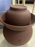 榮瑞祥泡菜壇土陶內外無(wú)釉密封缸罐子家用老式罐子大號四川泡菜壇子加厚 6斤水容量【無(wú)釉紫泥系列】 曬單實(shí)拍圖