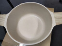 樂扣樂扣（LOCK&LOCK）湯鍋不粘鍋燉煮鍋煲湯鍋輔食鍋家用麥飯石色雙耳湯鍋電磁爐通用 麥飯石紋【20㎝】 曬單實(shí)拍圖