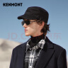 卡蒙（Kenmont）km-2528帽子男平顶帽户外四季通用帽春秋鸭舌帽英伦休闲帽 黑色 实拍图