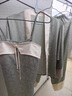 莫代爾對(duì)襟漢服睡衣女春秋季三件套新中式國(guó)風(fēng)高級(jí)感長(zhǎng)袖夏季冰絲家居服 青色開衫+吊帶+褲子（高品質(zhì)） 2XL 適合140-155斤 曬單實(shí)拍圖