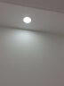 雷士照明led筒灯家用商用办公室商场嵌入式桶灯天花灯开孔12公分4寸5寸6寸 5W -漆白正白光-开孔9.5-10cm 实拍图
