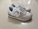 NEW BALANCE NB574官方休闲鞋男鞋女鞋复古拼接经典百搭舒适运动鞋ML574EVW 浅灰色 ML574EVW 38.5 (脚长24cm) 实拍图