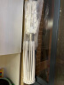 收米（ShouMi）多功能落地折叠阳台婴儿晾衣架不锈钢多层室内晒衣架宝宝晾晒架 3层白色(1层夹子+2层条) 晒单实拍图