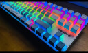CHERRY樱桃（CHERRY）MX8.2 Xaga曜石 无线键盘三模机械键盘蓝牙键盘 RGB客制化键盘定制灯效 XAGA曜石 白色-银轴+苍龙鼠标垫 实拍图