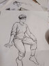 老人頭4K8K180素描紙聯(lián)考美術(shù)用素描紙8開速寫紙4開鉛畫紙畫室用可畫水粉色彩紙專業(yè)美術(shù)用品 【180克素描紙】4K黃色（100張）5袋 曬單實拍圖