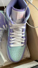 耐克（NIKE）男子 Air Jordan aj1 mid復(fù)古中幫防滑黑紅腳趾籃球鞋運動休閑鞋 DM1200-001男子黑白粉 42 曬單實拍圖