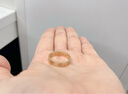 卡地亞（Cartier）戒指男女4毫米寬情侶LOVE結(jié)婚對戒0.02克拉單鉆石婚戒 預(yù)售 B4050700 18玫瑰金色 52 曬單實拍圖