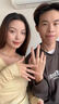 周大金 CHOW TAI KING莫比烏斯環(huán)999足銀情侶對戒女男款情侶戒指鐘久久生日禮物送女友 月老紅線情侶戒指 曬單實拍圖