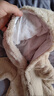 晴其嬰兒外出抱抱服包腳連體衣帶襪腳秋冬服裝外出抱抱服加厚保暖長(zhǎng)毛 【加厚包腳款】長(zhǎng)絨卡其色 59_【建議0-2月】 曬單實(shí)拍圖