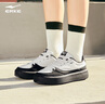 鴻星爾克板鞋女子透氣厚底輕質(zhì)小白鞋舒適運動(dòng)休閑女鞋|元氣2 曬單實(shí)拍圖
