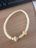 韞舜 白玉菩提根手串手鏈?zhǔn)殖峙课耐娣鹬樗惚P(pán)珠菩提子雙圈盤(pán)玩手鏈 依瑤幻雪雙圈菩提手串6*9mm 【一條裝】 曬單實(shí)拍圖
