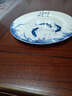 煜乾盤(pán)子餐盤(pán)菜盤(pán)家用中式青花陶瓷景德鎮骨瓷年年有余釉中彩飯盤(pán)餐具 10英寸平盤(pán) 曬單實(shí)拍圖