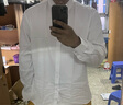 卡度頓大碼襯衫男商務(wù)正裝加肥加大純色襯衣胖子西裝白襯衫特大號 1558白色 7XL適合260-270斤 曬單實(shí)拍圖
