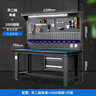洛添 工廠(chǎng)重型工業(yè)灰復合面防靜電1000雙掛工作臺車(chē)間操作臺實(shí)驗 1.2米二抽+1000雙掛板 曬單實(shí)拍圖