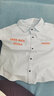 衣拉拉春秋款嬰幼兒純棉開(kāi)衫上衣單件0-2歲男童外套單層全棉寶寶衣服 字母紳士(淺藍)* 100 曬單實(shí)拍圖