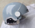 雅迪（yadea）定制新国标3C认证头盔A类电动车电瓶车摩托车夏季男女通用 灰色 实拍图