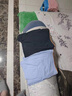 古楚品牌輕奢男士?jī)?nèi)褲純棉襠四角褲頭男生短褲衩襠大碼寬松平角內(nèi)褲男 淺藍(lán)+藏藍(lán)+黑色+深灰 2XL體重120-140斤 曬單實(shí)拍圖