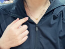 中國黃金CHINA GOLD心心相印18K金項鏈愛心套鏈七夕情人節(jié)禮物送女友老婆生日實用 18K金雙環(huán)愛心套鏈 曬單實拍圖